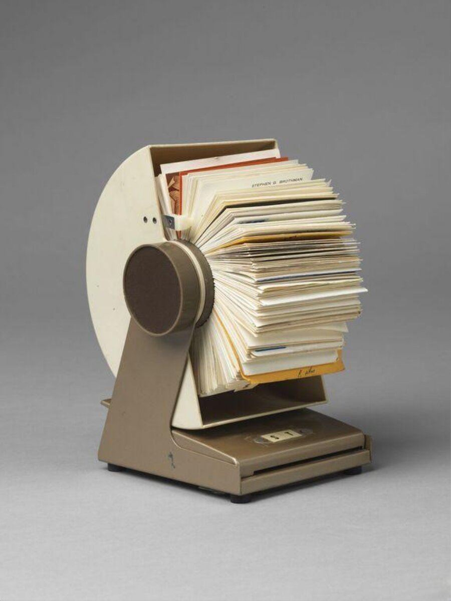 Card organiser — Dial-a-Card, c1965