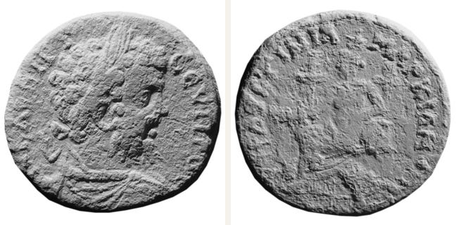 Markianopolis, Septimius Severus, bronze coin — Cybele enthroned left (CN type 12867)