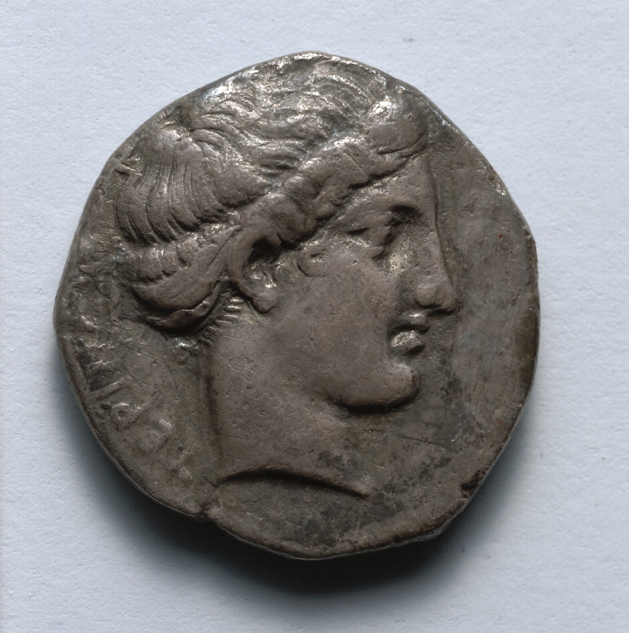 Stater: Head of Nymph (obverse), c. 420–400 BCE (Cleveland Museum of Art 1916.982.a)