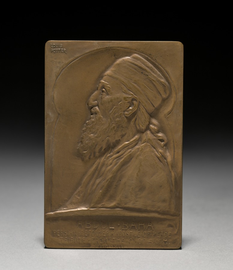 Medal: Abdul Baha (obverse), 1912 (Cleveland Museum of Art 1940.1231.a)