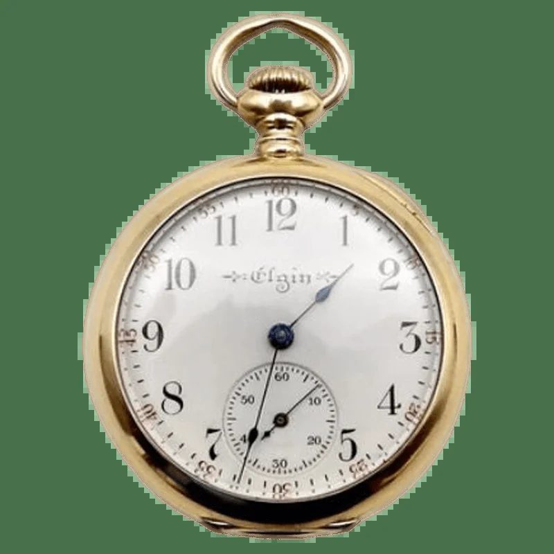 14K Gold Edwardian Elgin Ladies Pocket Watch - 1904