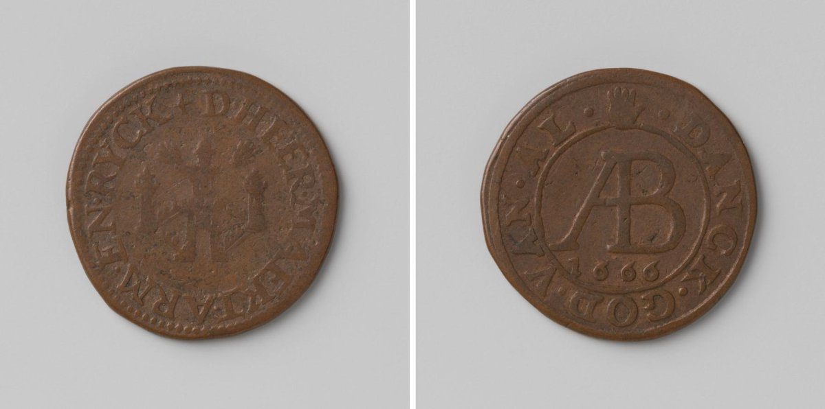 City of Antwerp, token that entitled the bearer to bread during distributions