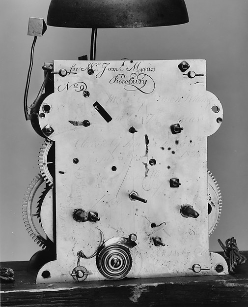 Additional museum view 4 of Tall Clock (accession 1976.341).