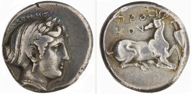 Prokonnesos, tetradrachm — Stag reclining right (CN type 20519)