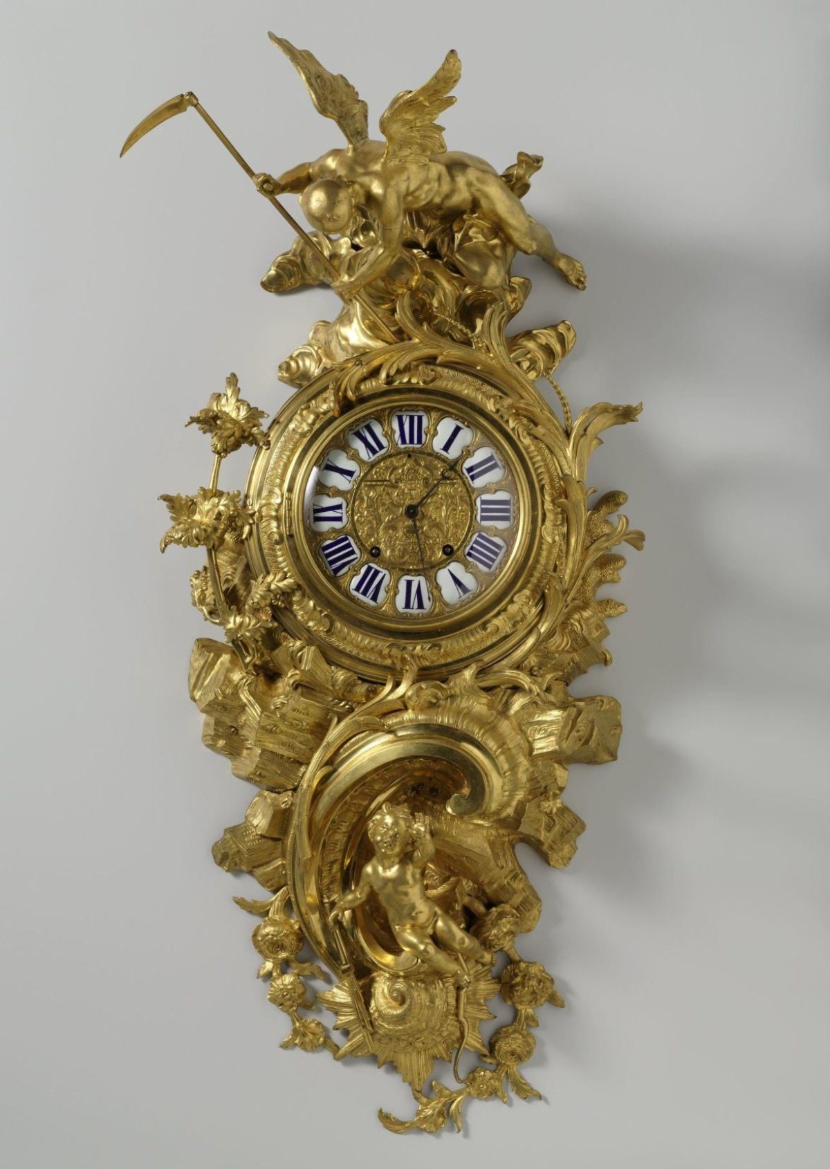 Cartel clock, c. 1740 - c. 1745