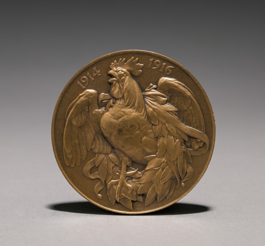 Medal (reverse), 1914–1916 (Cleveland Museum of Art 1919.902.b)