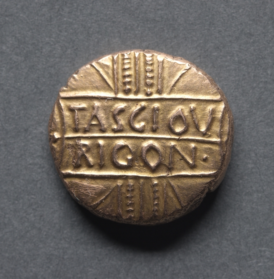 Tasciovanus Stater: Wreath (obverse), c. 20 BCE–10 CE (Cleveland Museum of Art 1969.151.a)