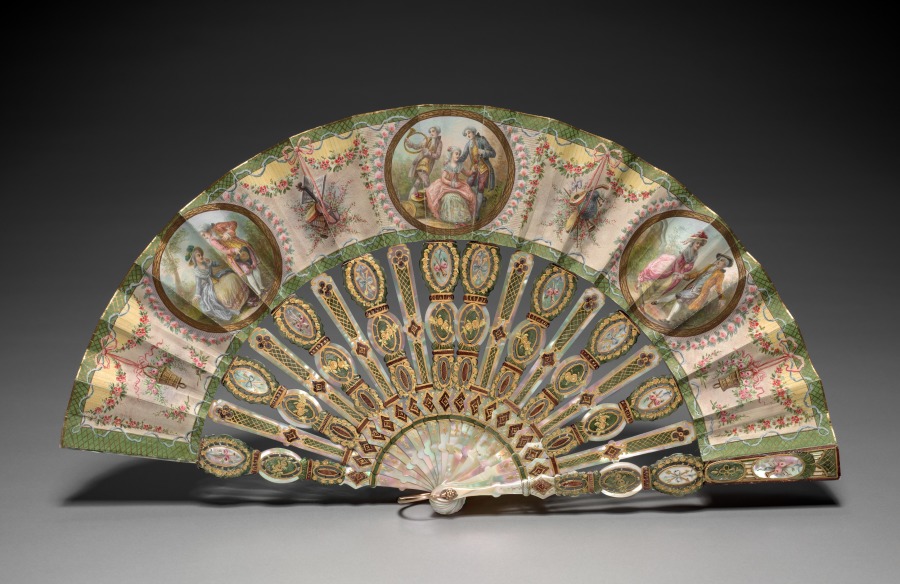 Fan, c. 1850–1870 (Cleveland Museum of Art 1960.267)