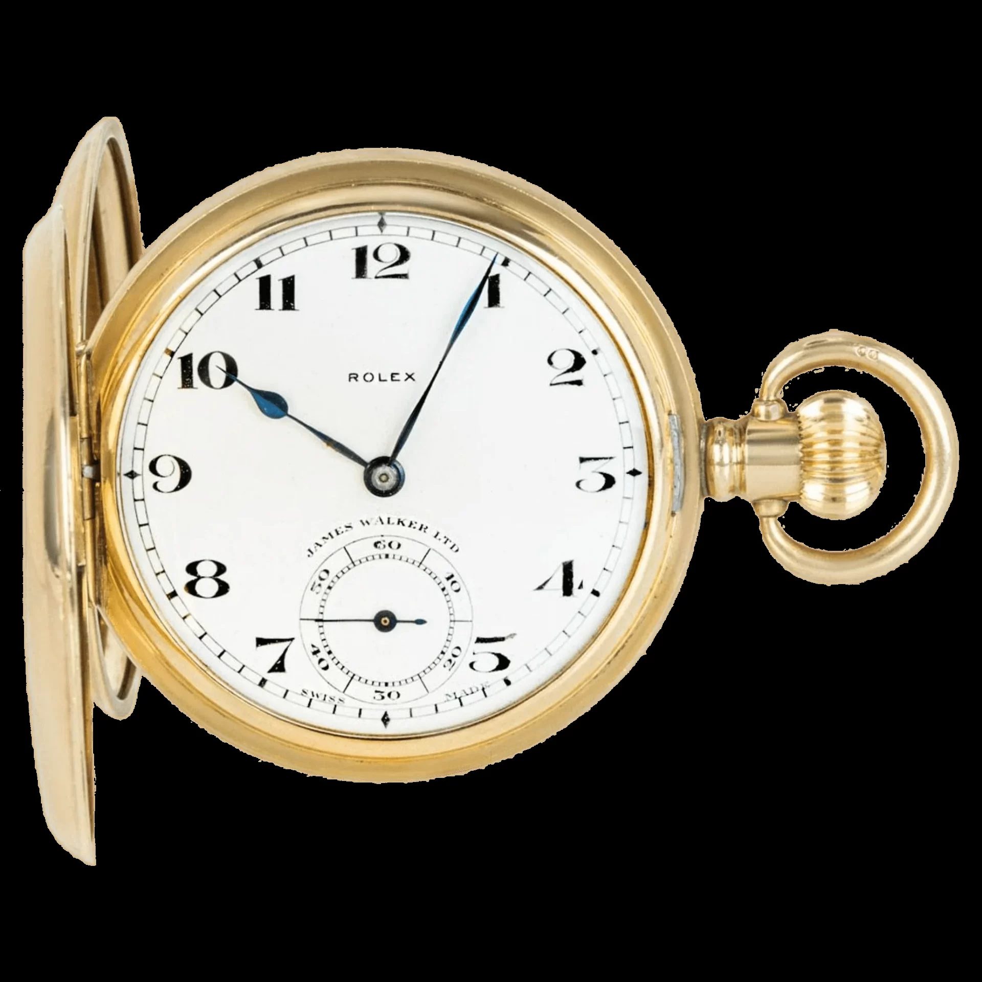 Antique Rolex Gold Plated Pocket Watch - C1920s