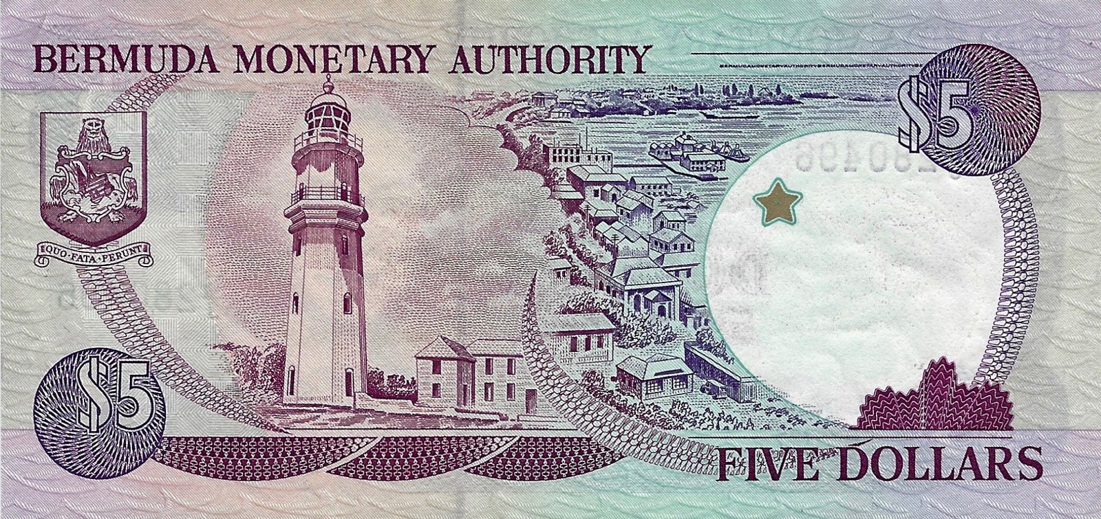 Reverse of 5 Dollars (1992–1997), Pick 41
