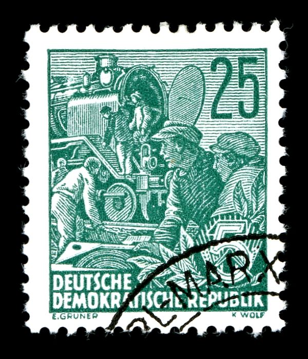German Democratic Republic postage stamps