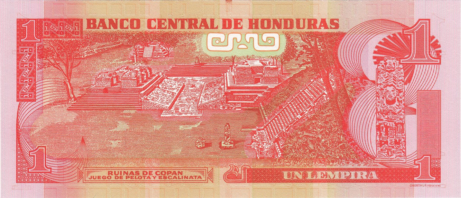1 Lempira, Central Bank of Honduras, Honduras, 2012–2024 (Pick 96)