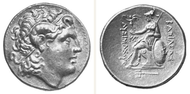 Byzantion, Lysimachos, tetradrachm — Athena seated left (CN type 21188)