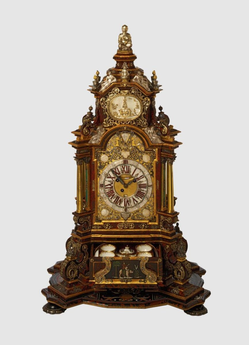 Cabinet clock — Augsburg Clock, Augsburg, 1700-1725