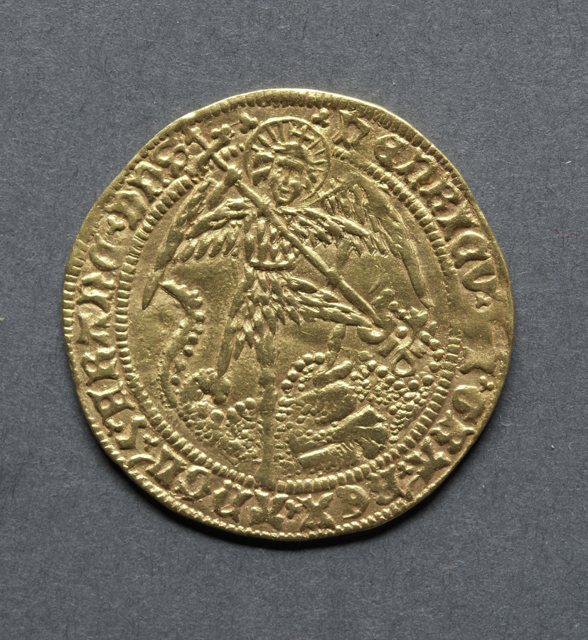 Angel: St. George Slaying the Dragon (obverse), 1470–1471 (Cleveland Museum of Art 1969.167.a)