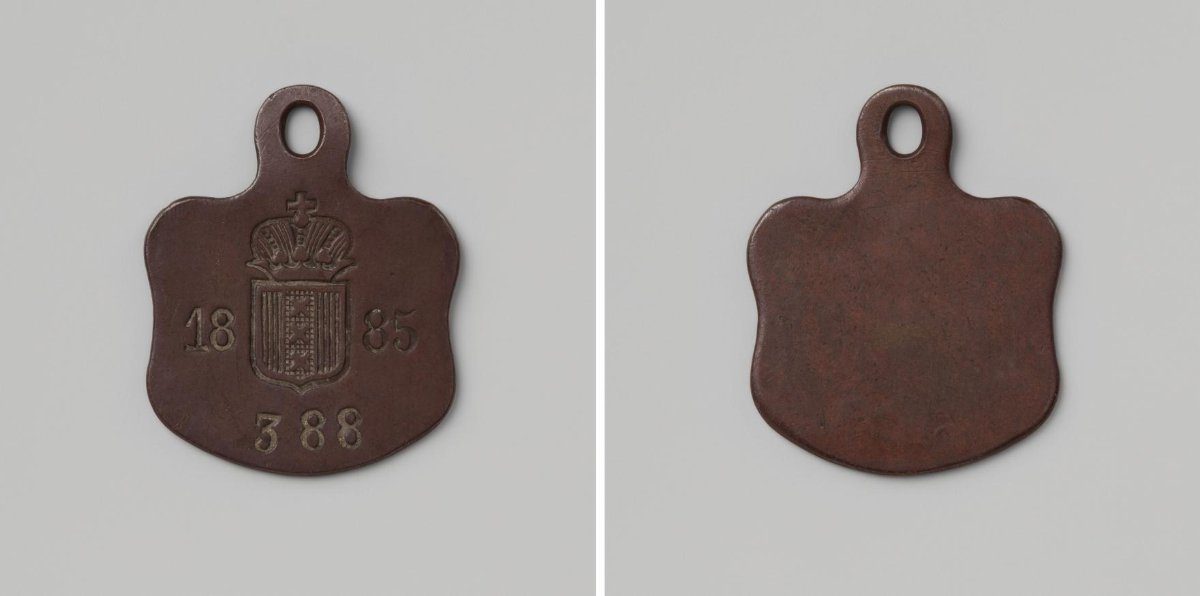 City of Amsterdam, lead token with no. 388
