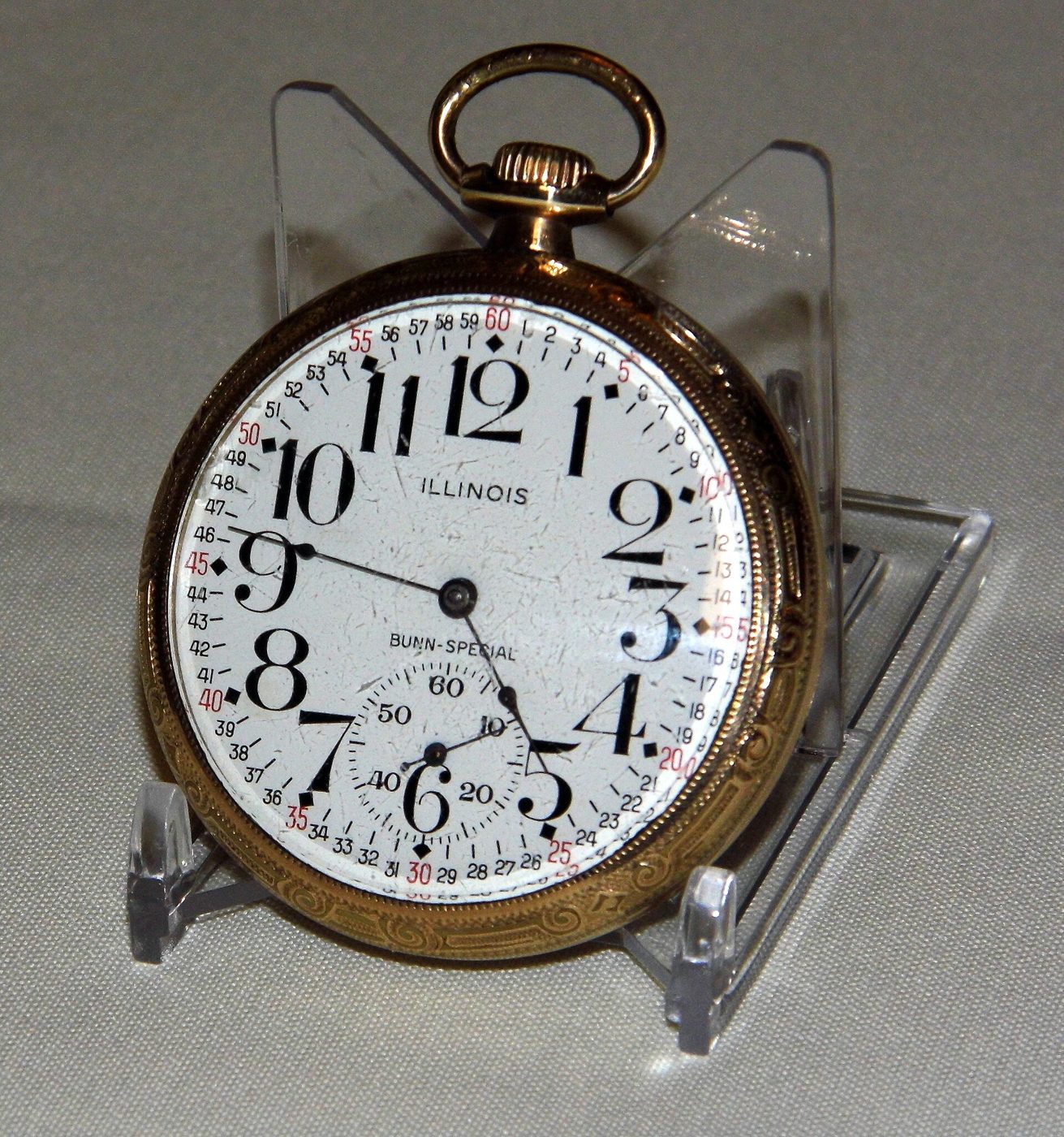 Illinois Watch pocket watch, 21 jewels, grade Movement