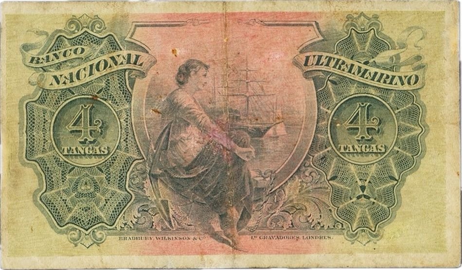 Reverse of 4 Tangas (1917), Pick 19