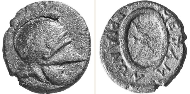 Mesembria, coin coin — Wheel with four spokes (CN type 21323)
