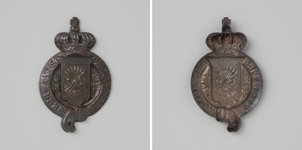 Badge commemorating the fiftieth anniversary of Dutch independence 1863