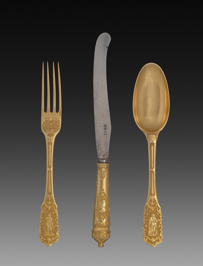 Knife, Fork, and Spoon (Cleveland Museum of Art 1963.473)
