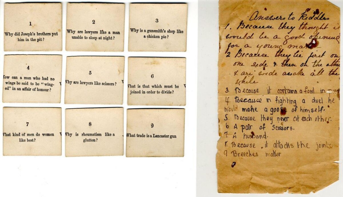 Card game, England, London, 1850-1899