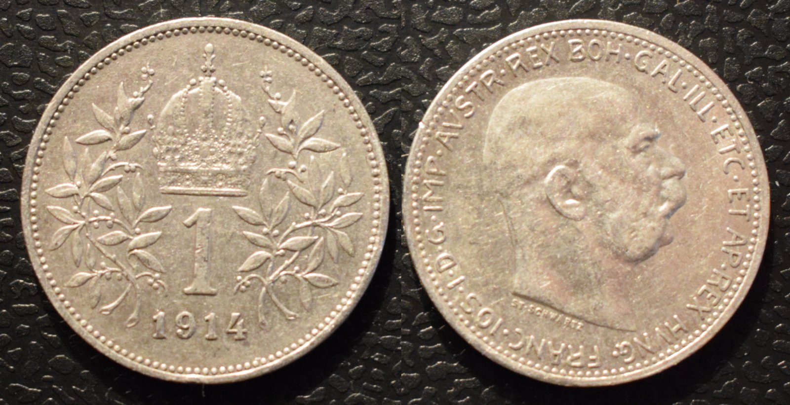 Austro-Hungarian Empire — 1 Corona — Silver
