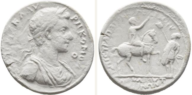 Adramyttion, Commodus, bronze coin — Emperor riding right on horseback (CN type 3066)