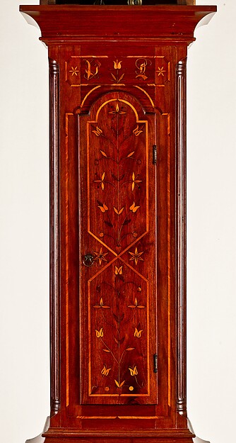 Additional museum view 3 of Tall Clock (accession 1976.279).