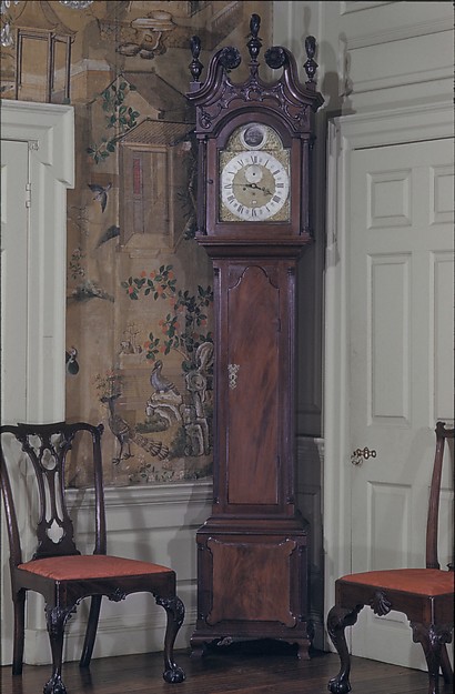 Additional museum view 3 of Tall Clock (accession 48.99).