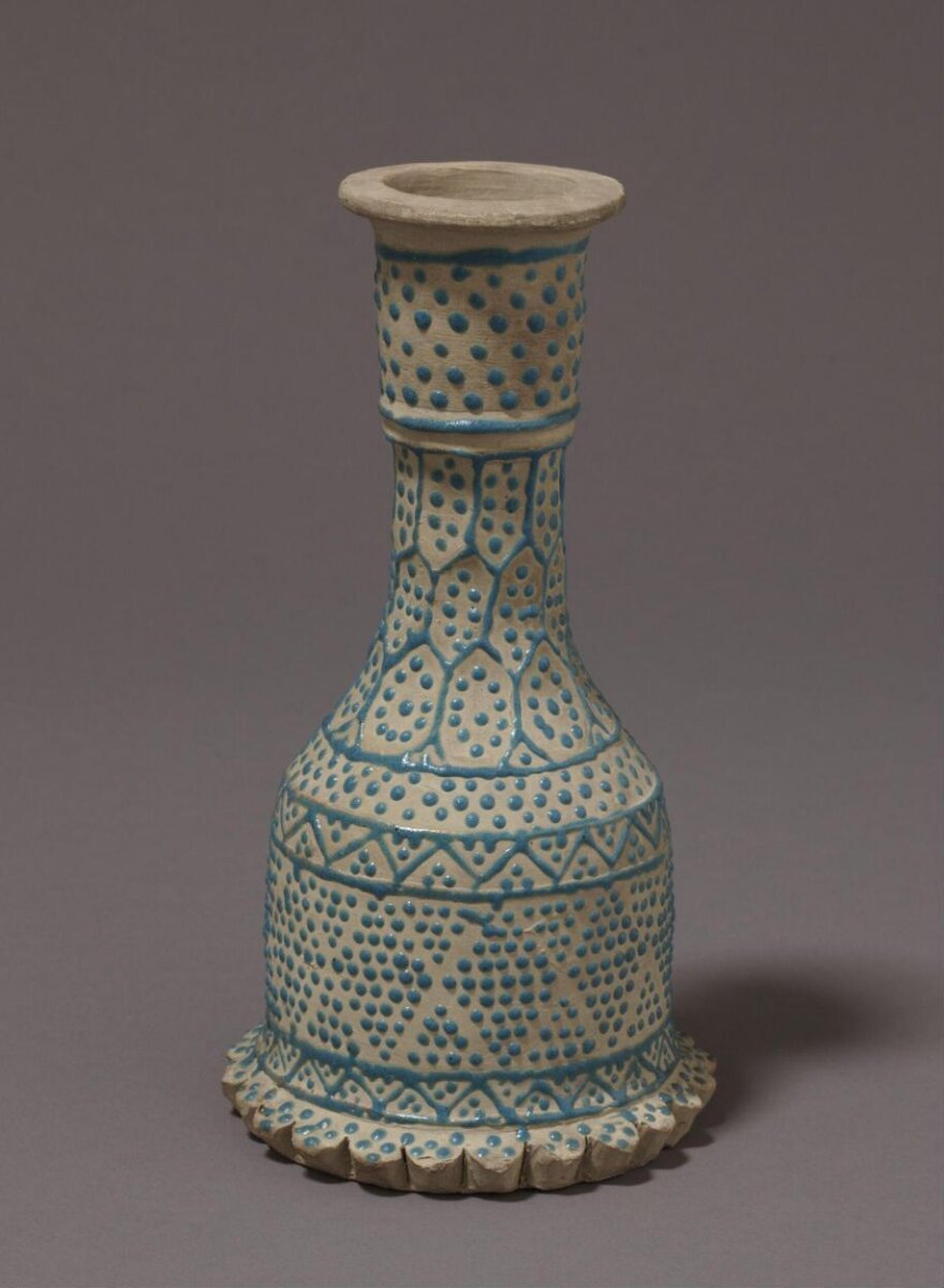 Hookah base, Qom (city), Iran, ca. 1850-1875