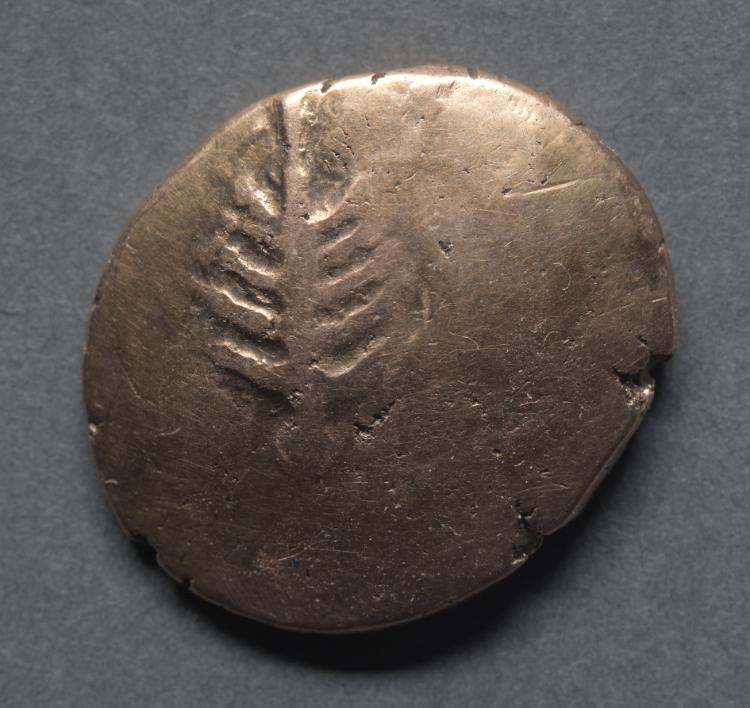 Catti Stater: Horse and Wheel (reverse), 20–45 CE (Cleveland Museum of Art 1969.154.b)