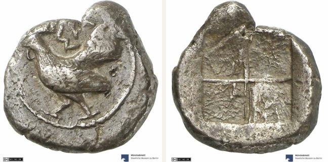Selymbria, Octobol — Quadripartite incuse square (CN type 303)