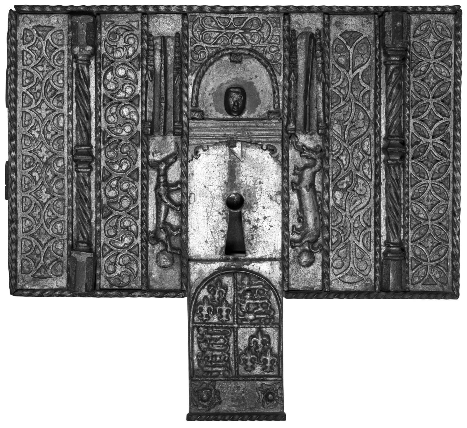 Lock, Beddington Lock, London, 1539-1547 — museum object M.397&:1 to 6-1921