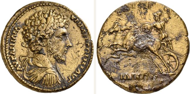 Ilion, Marc Aurel, sestertius (CN type 20393)