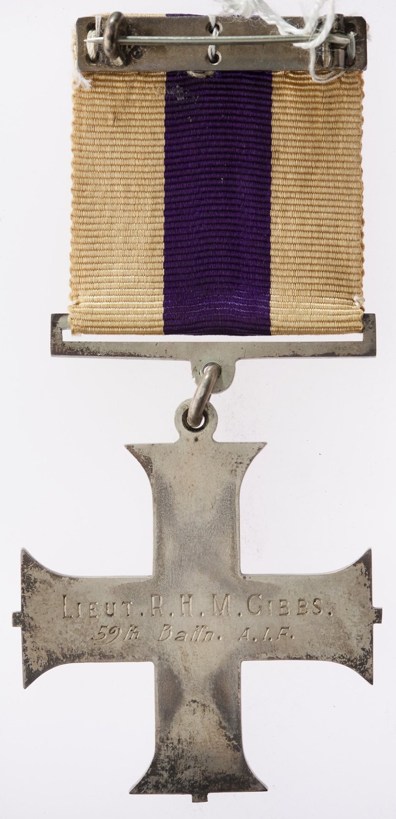 Medal, Military Cross George V, Great Britain, c. 1917 — museum object NU 44591
