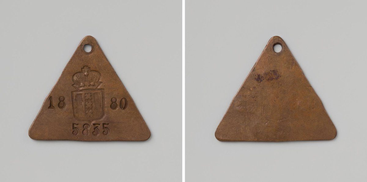 City of Amsterdam, lead token with no. 5835