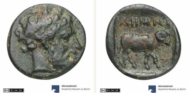 Lemnos, bronze coin — Ram standing right (CN type 19858)