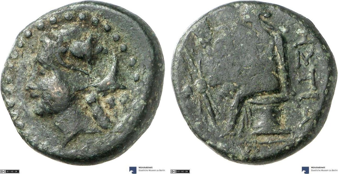 Sestos, large denomination (bronze) — Demeter seated left on basket (CN type 11906)