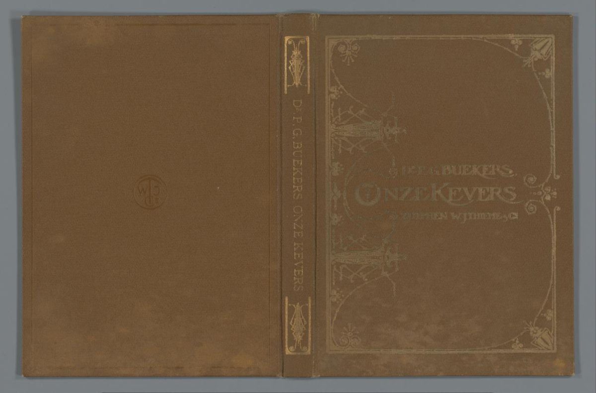 Book binding for: P.G. Buekers, Onze kevers, 1912