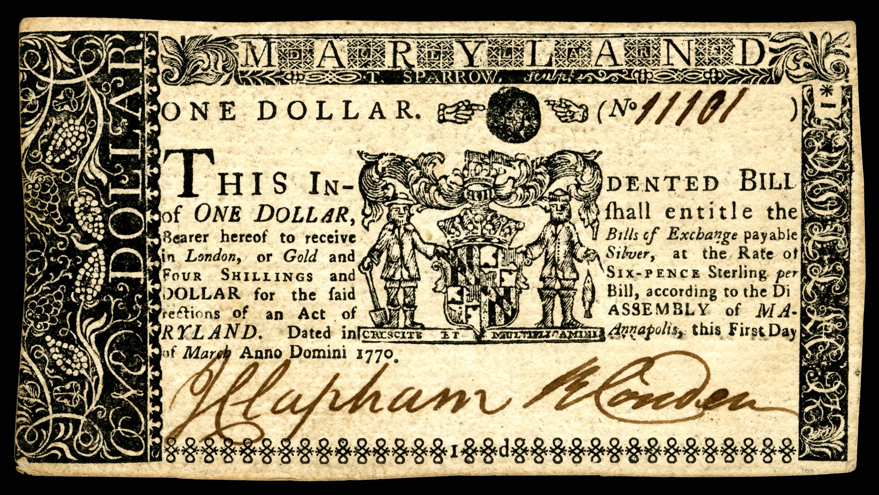 British colonial American paper currency