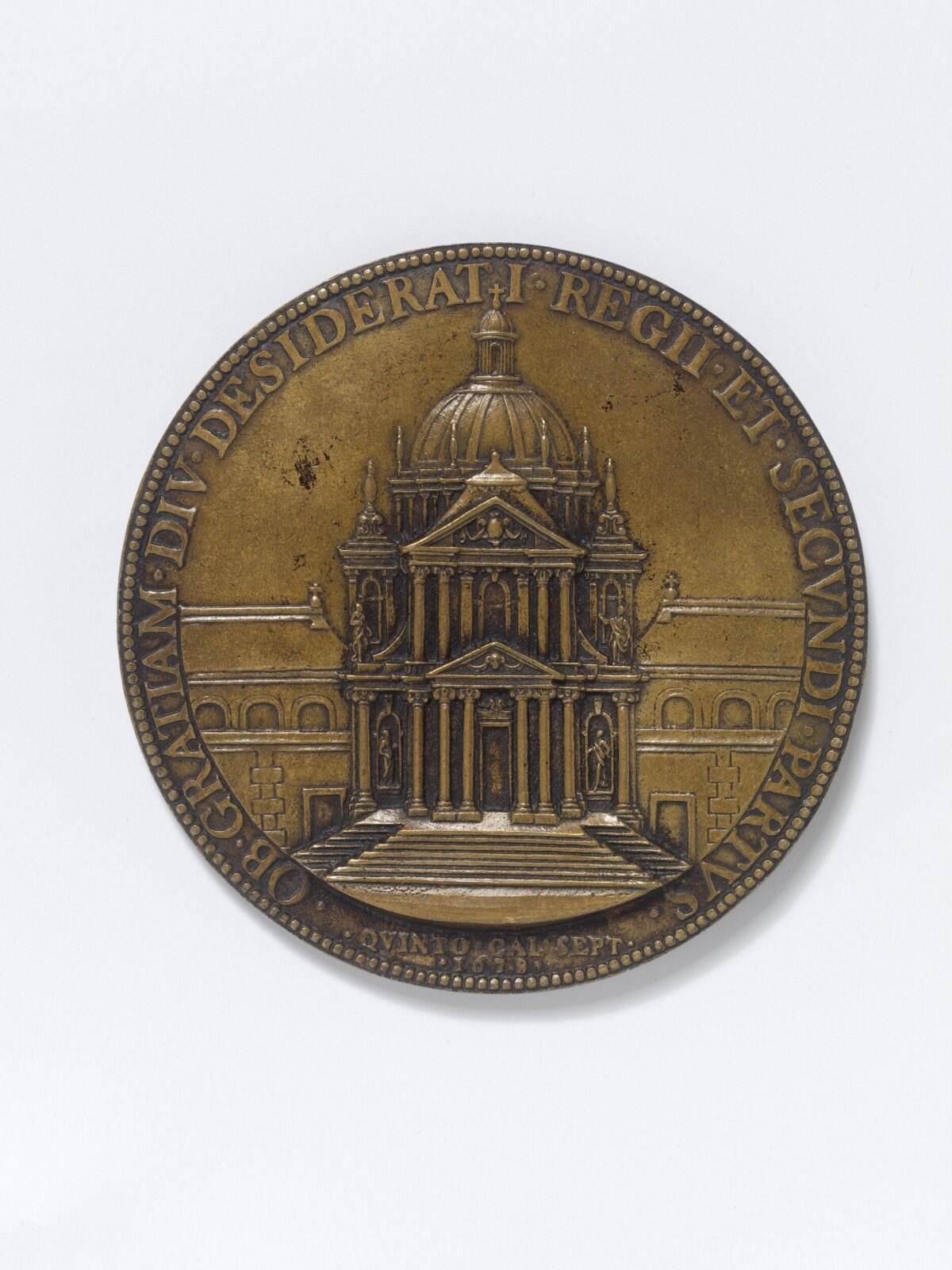 Medal, Jean Warin, France, 1645 — museum object A.378-1910