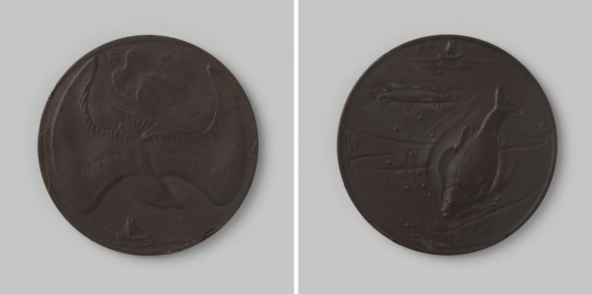 Air and water (Vereniging voor Penningkunst 1934, first medal)