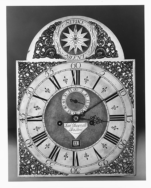 Additional museum view 4 of Tall Clock (accession 18.110.63).