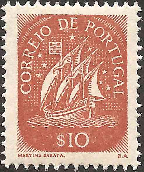 Portuguese Caravel definitive stamps