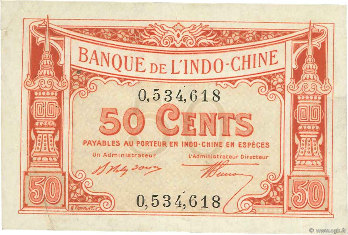 Obverse of 50 Cents (1920–1923), Pick 46