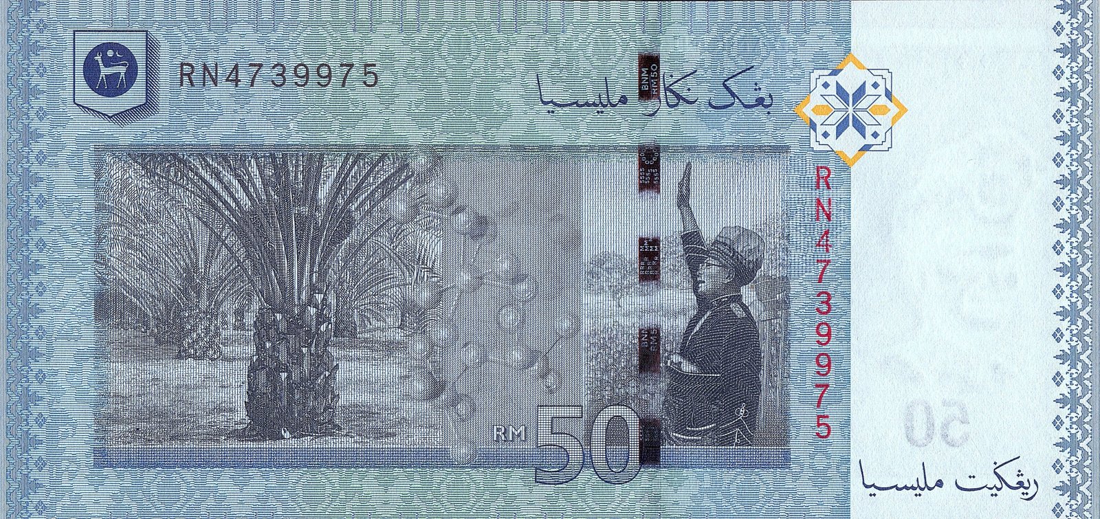 Reverse of 50 Ringgit (2009–2024), Pick 50