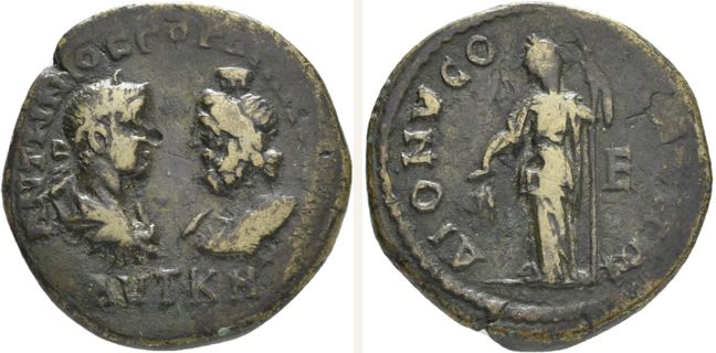 Dionysopolis, Gordian III., bronze coin — Demeter standing left (CN type 16169)