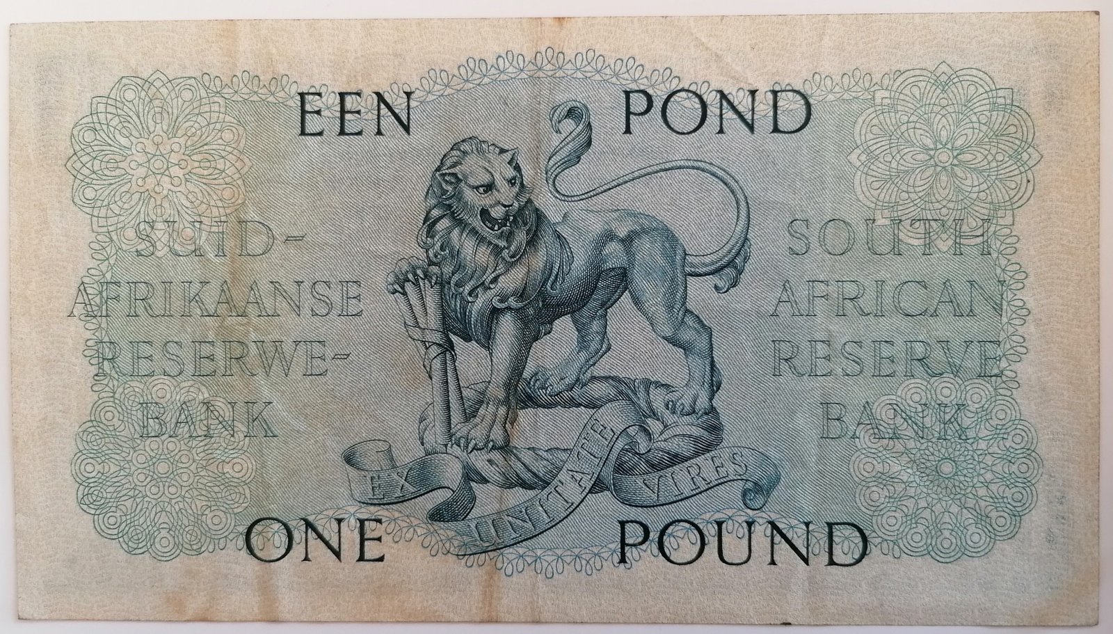 Reverse of 1 Pound (1948–1959), Pick 93