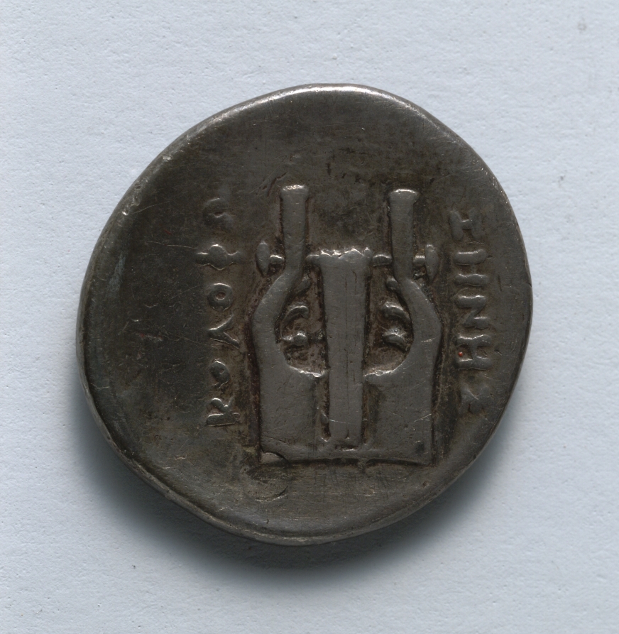 Drachm: Lyre (reverse), c. 389–350 BCE (Cleveland Museum of Art 1917.992.b)